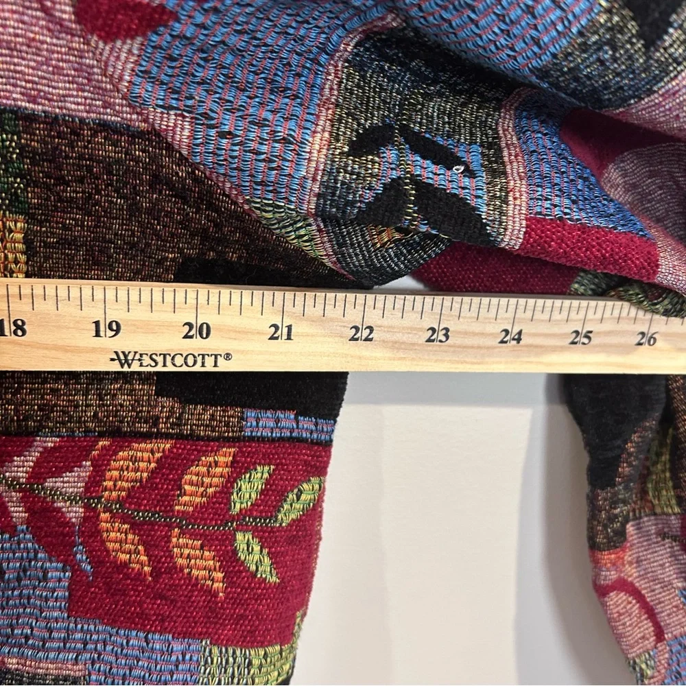 Vintage Tapestry Jacket Patchwork‎ Tradition Country Collection Art To Wear XL - Picture 6 of 7